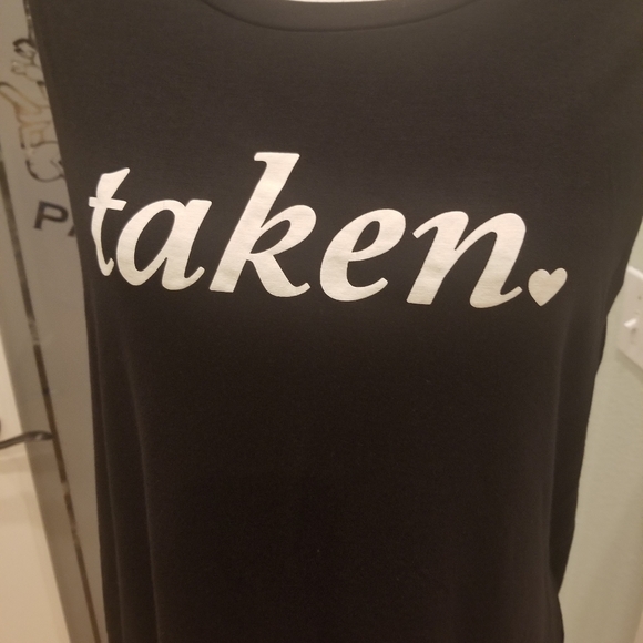 Super Cute Taken Tank Top NWT - Picture 2 of 6